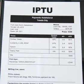 boletos IPTU Toledo 2026