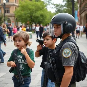 Adolescentes invadem pátio da Guarda Municipal em Toledo