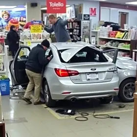 motorista tenta estacionar