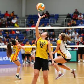 volei no escuro