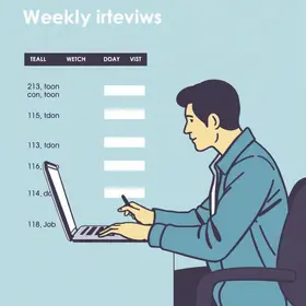 Agenda de Entrevistas Semanal