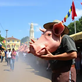 Festa Nacional do Porco no Rolete