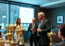 Troféus recebidos pela Sala do Empreendedor
